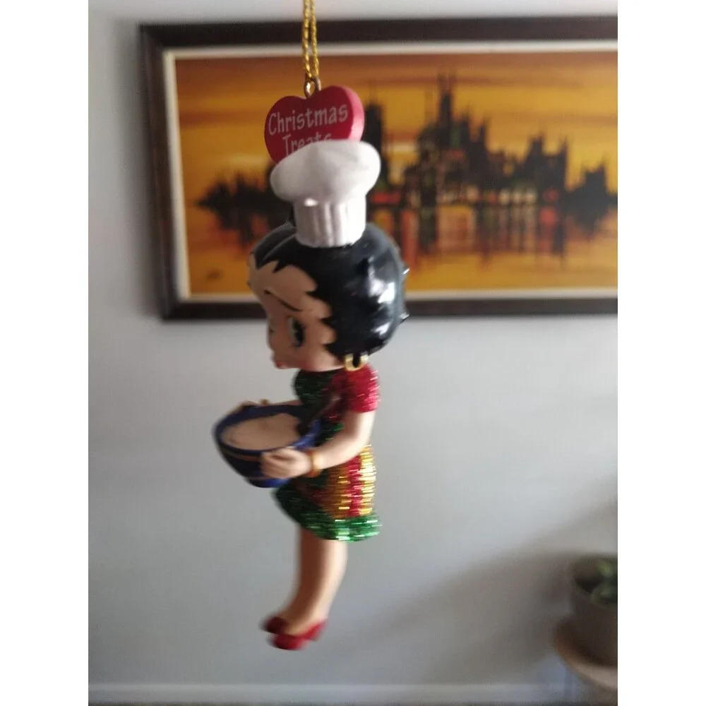 Danbury Mint The Betty Boop Glitter Ornaments ~4